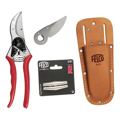 Genuine Felco Model secateurs and spares kit - holster - blade - springs