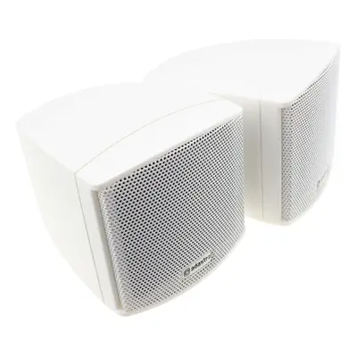 C25V 100V 8Ohm Compact 2.5Inch Background Speakers White [Pair]