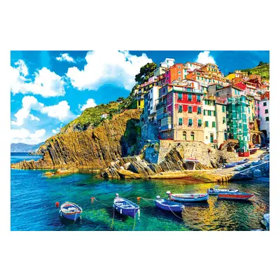 RoseArt - Kodak - Cinque Terre Riomaggiore Village Italy - Piece Jigsaw Puzzle for Adults