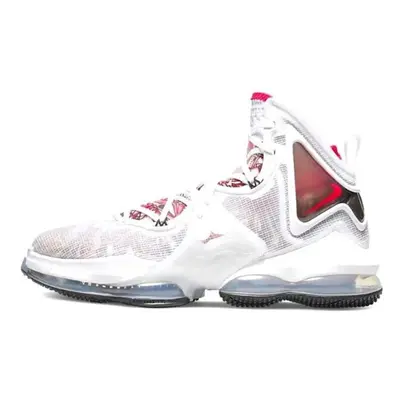 Nike Mens Lebron XIX Running Shoe WHITE/UNIVERSITY RED-BLACK UK (