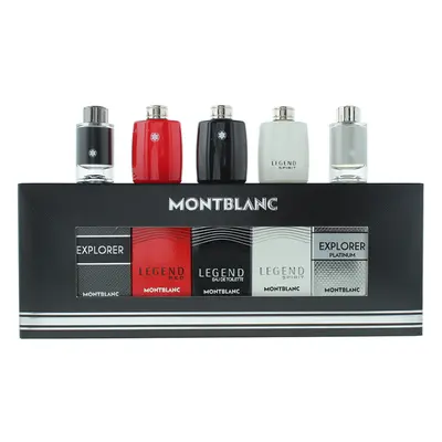 Mont Blanc Mens Miniature Gift Set 5x 4.5ml EDT