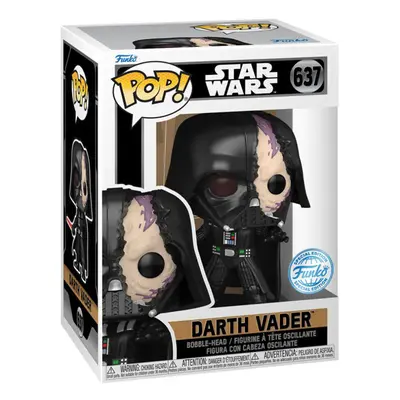 Obi-Wan Kenobi Darth Vader in Damaged Armor US Ex Pop!