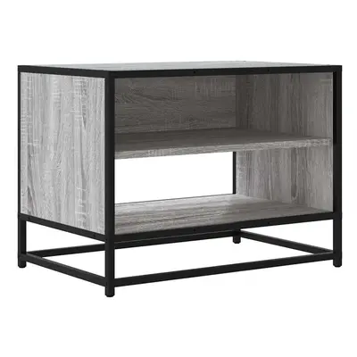 (grey sonoma, x x cm) vidaXL TV Cabinet TV Stand Media TV Unit Engineered Wood and Metal