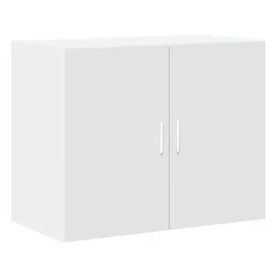 (white) vidaXL Wall Cabinet Bathroom Wall Hanging Cabinet Engineered Wood