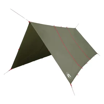 (olive green, x cm) vidaXL Camping Tarp Outdoor Tarpaulin Shelter Sunshade Tent Tarp Waterproof