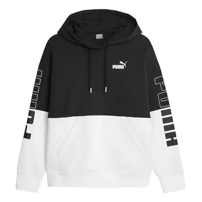 Puma Power Colorblock Hoodie FL black-white 01