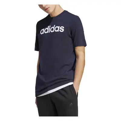 adidas Men's Essentials Single Jersey Linear Embroidered Logo T-Shirt