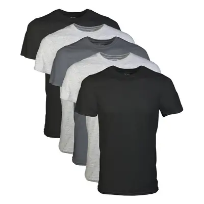 Gildan Men's Crew T-Shirts Multipack Style G1100 Black/Sport Grey/C