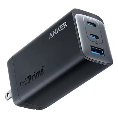 Anker Charger GaN Prime 2x USB-C 1x USB-A 120W black