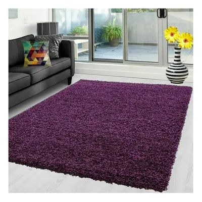 (Purple, x cm) Thick Shaggy Large Verona Rugs Non Slip Hallway Runner Rug Bedroom Living Room Ca