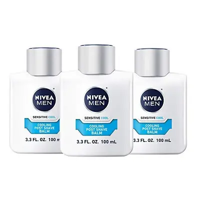 NIVEA Men Sensitive Cooling Post Shave Balm - Calms and Cools Skin After Shaving - 3.3 fl. oz. B