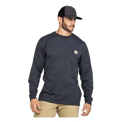 Carhartt Men's Loose Fit Heavyweight Long-Sleeve Pocket T-Shirt Carbo