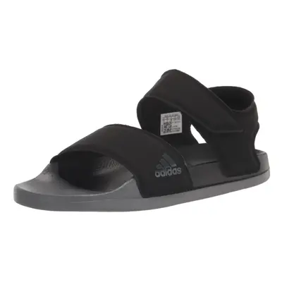 adidas Unisex Adilette Sandals Black/Grey/Black US Men