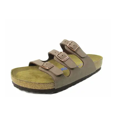 Birkenstock Women's Florida Soft Footbed Mocha Birkibuc Sandal (39 E