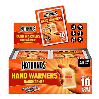 HotHands Hand Warmers - pairs - hours of heat - Air activated - Ready to use