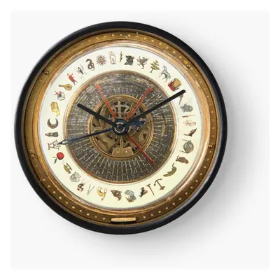 (Golden Compass Alethiometer =113) Wall Clock Inch Funny Mantel & Tabletop Art Decor for Home Be