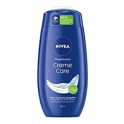 NIVEA Creme Care Shower Gel (250 ml), Shower Gel with Unique Mild Fragrance, Gently Cleansing Cr