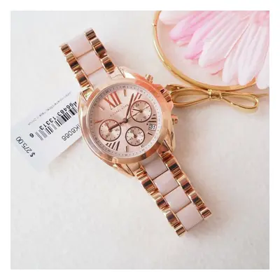 MICHAEL KORS MK6066 WOMEN'S WATCH ROSE GOLD BRACELET ROSE GOLD DIAL