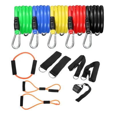 15Pcs Exercise Resistance Bands Set Fitness Latex Yoga Elastic Band Home Gym Training