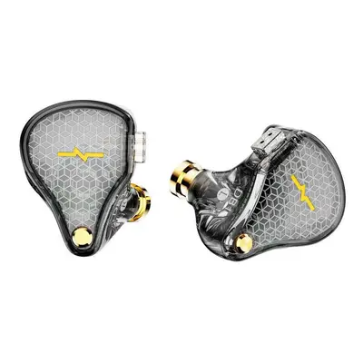 (Grey, Without Mic) Music In Ear Earphone 10mm Dynamic Driver Audiophile Earbud Studio Earplug 2