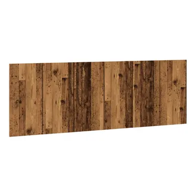 (old wood) vidaXL Wall Headboard Bed Header Bedroom Wall Bed Headboard Engineered Wood