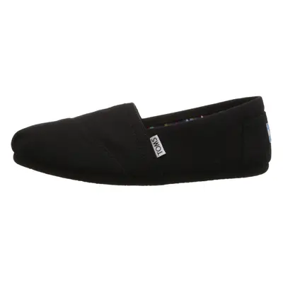 TOMS Black on Black Canvas Women's Classic (Size: 10)