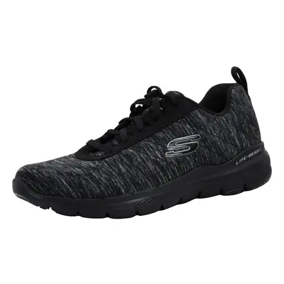 Skechers Women's Flex Appeal 3.0-Insiders Black/Black Sneaker M US