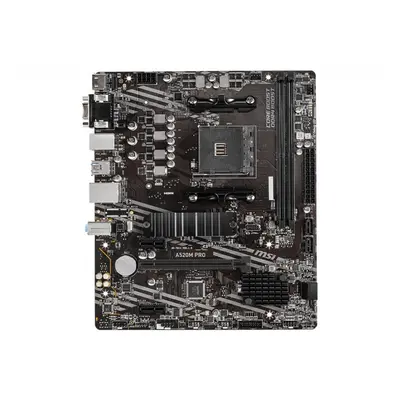 MSI A520M PRO motherboard AMD A520 Socket AM4 micro ATX