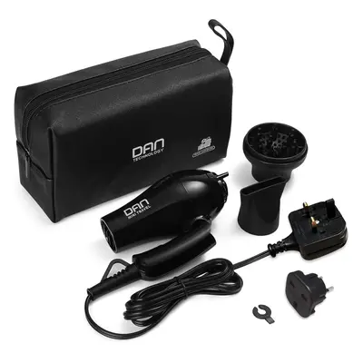 Travel Hair Dryer 1000W Dual Voltage Hair Dryer with Plug Adapter and Storage Bag Mini Hair Drye