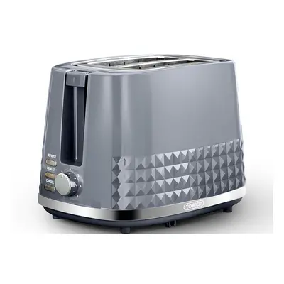 Grey Slice Toaster Stainless Steel Variable Browning Control Tower Solitaire