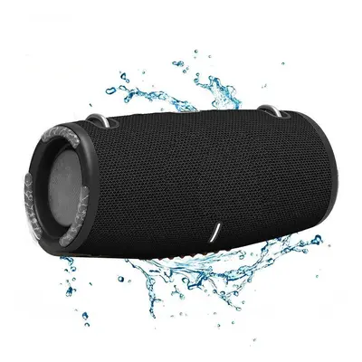 (Black) Bluetooth Speakers Subwoofer TWS 40W Wireless Portable Outdoor Waterproof Music Player S