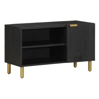 vidaXL TV Cabinet TV Stand Hifi Media Cabinet TV Unit Black Engineered Wood