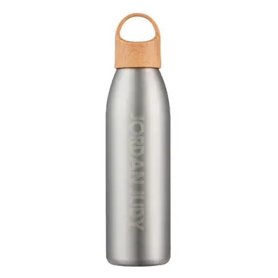 (Wood, Big) 450ml 230ml Stainless Steel Water Bottle Ultralight Thermos Vacuum Cup Camping Trave