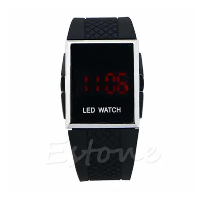 B36D LED Digital Red Display Date Mens Boys Wrist Watch