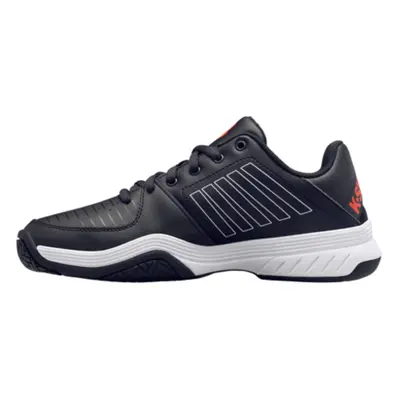 K-Swiss Men's Court Express Tennis Shoe Jet Black/White/Spicy Orange