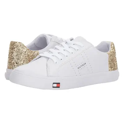 Tommy Hilfiger Women's Lune Sneaker White/Gold