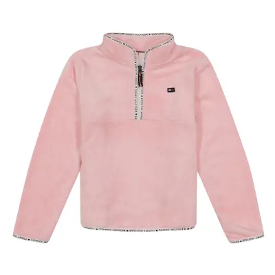 Tommy Hilfiger Girls' Big Long Sleeve Quarter-Zip Fleece Pullover Swea