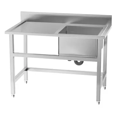 Free Standing Stainless Steel Kitchen Sink with Platform