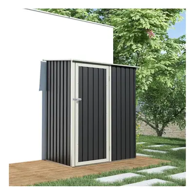 BillyOh Knighton Pent Metal Shed 5x3 Grey