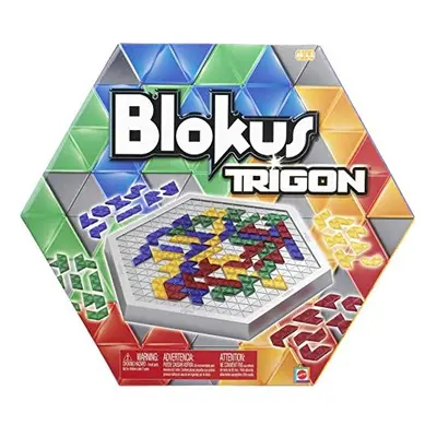 Blokus Trigon Game, Includes recessed game board, Trigon pieces in four bright translucent color