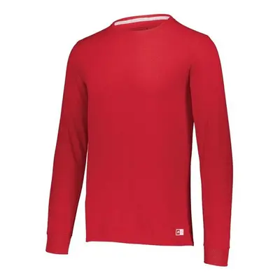 Russell 64LTTM.TRR.XL Adult Essential Long Sleeve T-Shirt, True Red - Extra Large