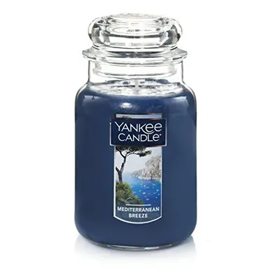 Yankee Candle Large Jar Candle, Mediterranean Breeze,1521678Z,Blue