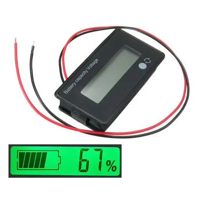 3Pcs 12V/24V/36V/48V 8-70V LCD Acid Lead Lithium Battery Capacity Indicator Digital Voltmeter