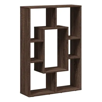 (brown oak) vidaXL Bookcase Bookshelf Rack Storage Cabinet Engineered Wood