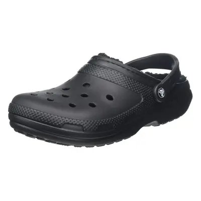 Crocs Unisex-Adult Men's and Women's Classic Lined Clog Black/Black