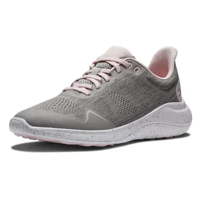 FootJoy Women's FJ Flex Golf Shoe Heather Grey/Pink 6.5