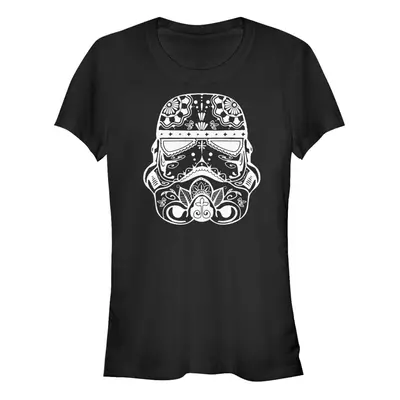 STAR WARS Junior's Ornate Stormtrooper T-Shirt - Black - 2X Large