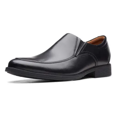 Clarks Men's Whiddon Plain Loafer Black Leather