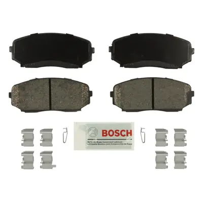 BOSCH BE1258H Blue Ceramic Disc Brake Pad Set With Hardware - Compatib