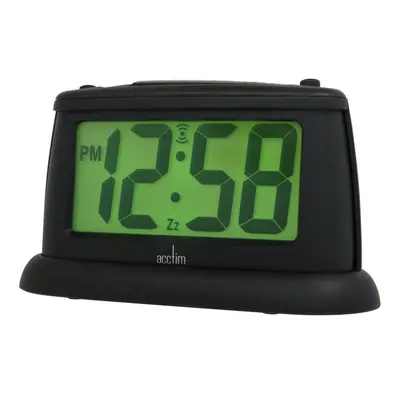 Acctim Juno Smartlite Alarm Clock, Plastic, Black